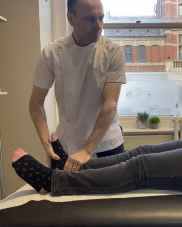 Osteopath Treatment example