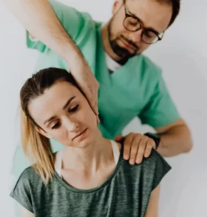 Osteopath Treatment example